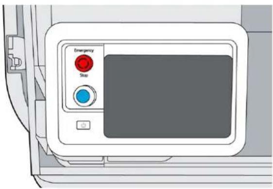 HP Jet Fusion 500 3D - Activation et désactivation de l'imprimante - 1