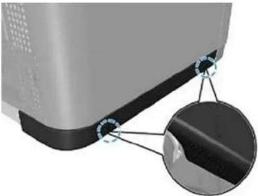 HP Jet Fusion 500 3D - Remplacement des œillets de découpe inférieurs - 3