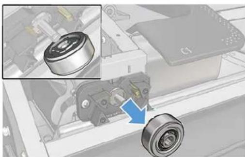 HP Jet Fusion 500 3D - Instructions de retrait du chariot d'impression - 2