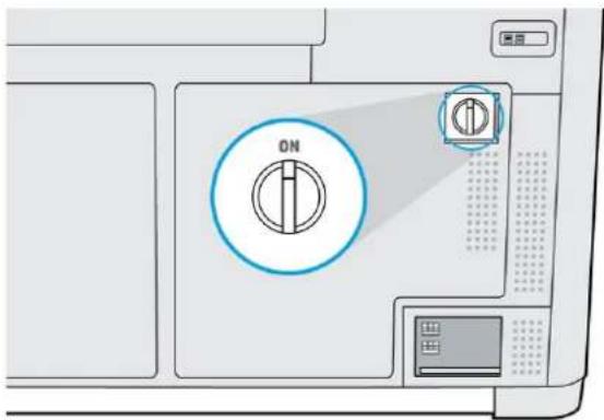 HP Jet Fusion 500 3D - Première mise sous tension de l'imprimante - 1