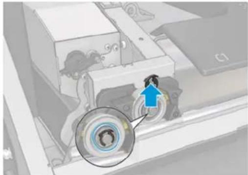 HP Jet Fusion 500 3D - Instructions de retrait du chariot de fusion - 1