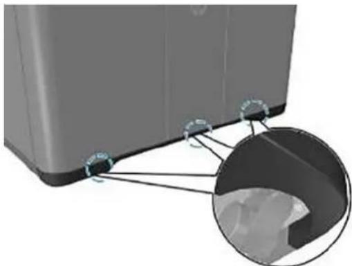 HP Jet Fusion 500 3D - Remplacement des œillets de découpe inférieurs - 5