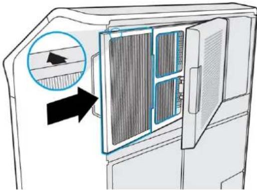 HP Jet Fusion 500 3D - Remplacement du filtre d'aspiration d'air - 4