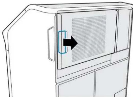 HP Jet Fusion 500 3D - Remplacement du filtre d'aspiration d'air - 2