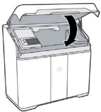 HP Jet Fusion 500 3D - Gratter et essayer la lampe de fusion - 8