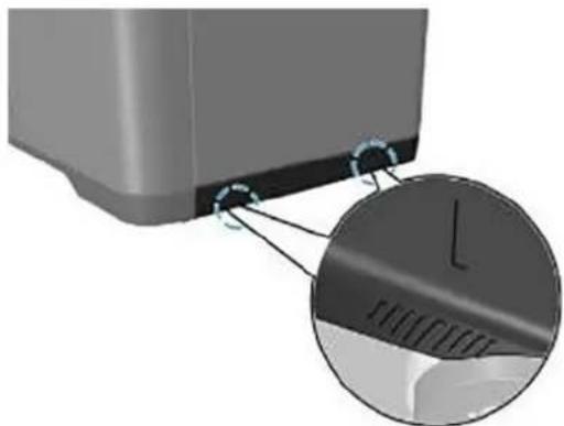 HP Jet Fusion 500 3D - Remplacement des œillets de découpe inférieurs - 7