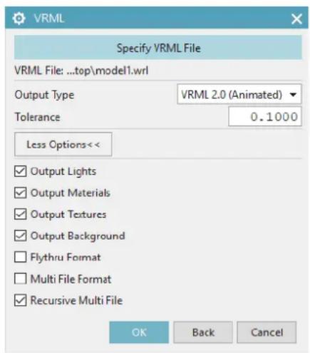 HP Jet Fusion 500 3D - Paramètres d'exportation recommandés par Siemens NX - 1