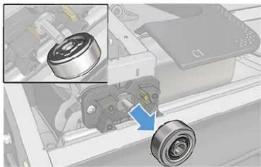 HP Jet Fusion 500 3D - Instructions de retrait du chariot de fusion - 2