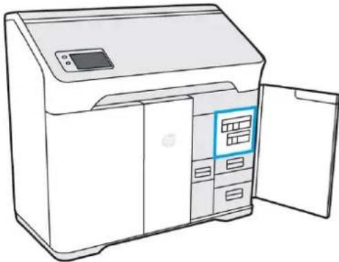 HP Jet Fusion 500 3D - Voyants - 4