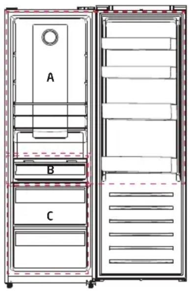 Koenic KFR 621 E NF IN - Ételek és italok tárolása - 1