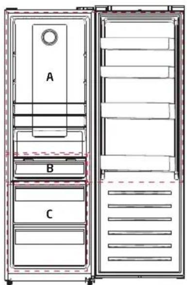 Koenic KFR 621 E NF IN - Armazenamento de alimentos e bebidas - 1