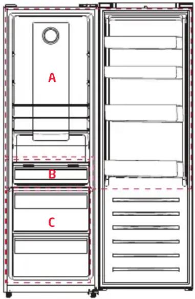 Koenic KFR 621 E NF IN - Storage of food and beverages - 1
