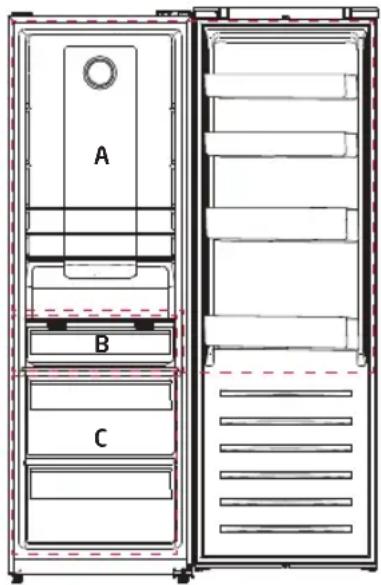 Koenic KFR 621 E NF IN - Yiyecek ve içeceklerin saklanması - 1