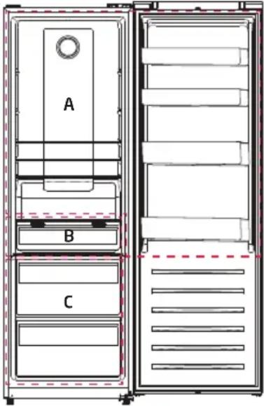 Koenic KFR 621 D NF IN - Opslag van voedsel en dranken - 1
