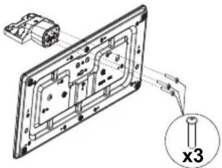 PANASONIC TV-32S50AEZ - Montaggio del piedistallo - 1