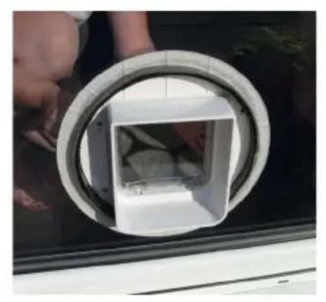 Sure Petcare SureFlap Microchip XL - Installatie in glazen deuren of ramen - 3