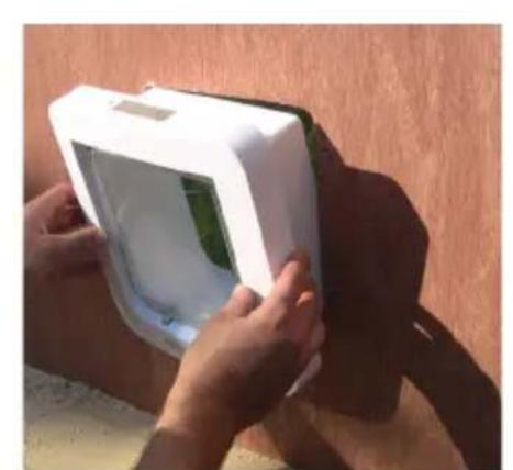 Sure Petcare SureFlap Microchip XL - Installation in wooden doors, plastic doors, or plasterboard walls - 6