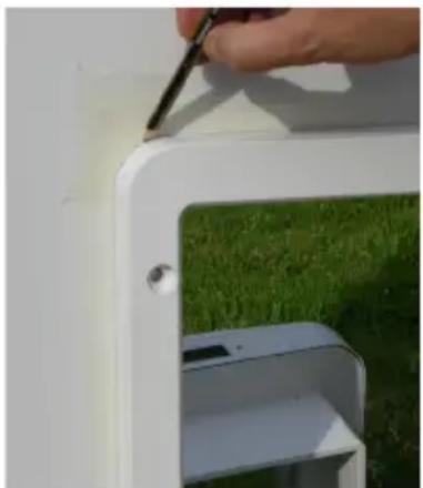 Sure Petcare SureFlap Microchip XL - Montering i trædøre, plastikdøre og gipsvægge - 5