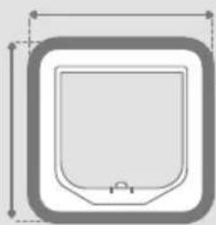Sure Petcare SureFlap Connect Microchip XL - Wichtige Einbaudaten - 1