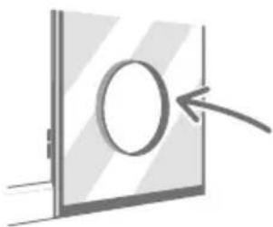 Sure Petcare SureFlap Connect Microchip XL - Schrittweise Anleitung zum Ausschneiden der Öffnung aus dem Glas - 7