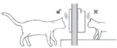 Sure Petcare SureFlap Connect Microchip XL - Normalbetrieb – verbunden oder nicht verbunden - 1