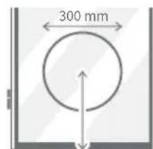 Sure Petcare SureFlap Connect Microchip - Bauch des Haustiers +120mm = Mitte der Kreisöffnung. - 3