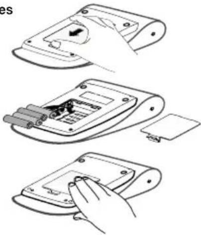 Medel Elite - Inserting the batteries - 1