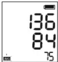 Medel Elite - T3-System: Ansicht des Durchschnittswerts der letzten 3 Messungen (Messungen innerhalb der letzten 15 Minuten) - 1