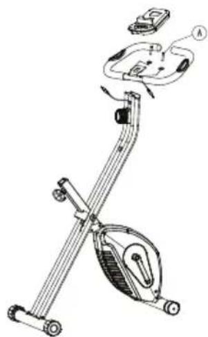 Prixton BF150 - Install the Handlebar and Control Panel. - 1