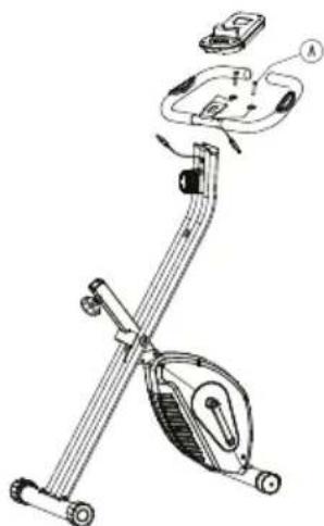 Prixton BF150 - Installare il manubrio e il pannello di controllo. - 1