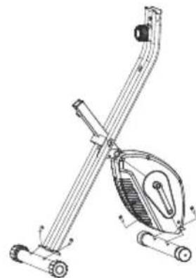 Prixton BF150 - Installare gli stabilizzatori anteriori e posteriori. - 1