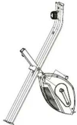 Prixton BF150 - Montieren Sie den Kugelstift und den Knopf. - 1