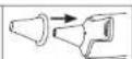Medel Ear Temp - Setting the temperature unit (°C or °F) - 1