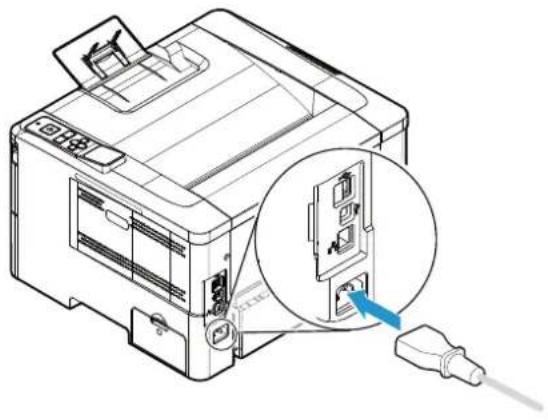 AVISION AP43 Plus - Branchement de l'alimentation - 1