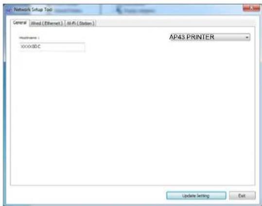 AVISION AP43 Plus - Modification de l'adresse IP de l'imprimante dans un réseau câblé - 1