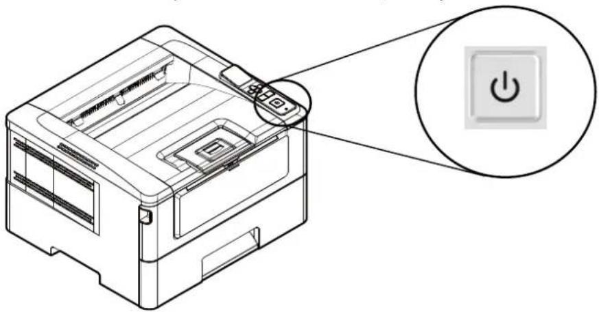 AVISION AP43 Plus - Mise en marche de l'imprimante - 1