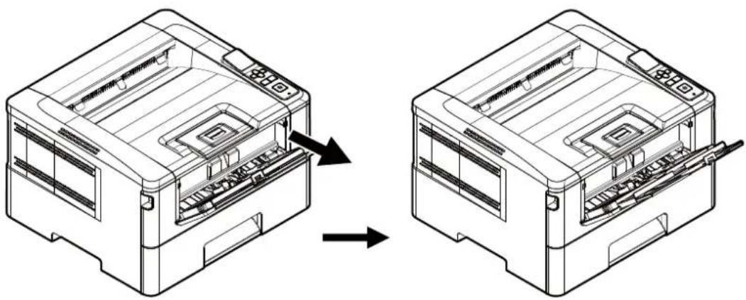 AVISION AP43 Plus - Chargement du bac manuel - 2
