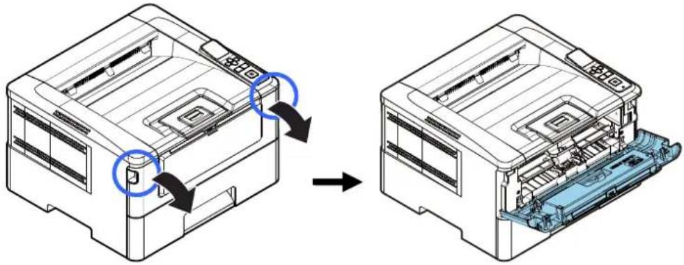 AVISION AP43 Plus - Retrait de la cartouche de toner - 1