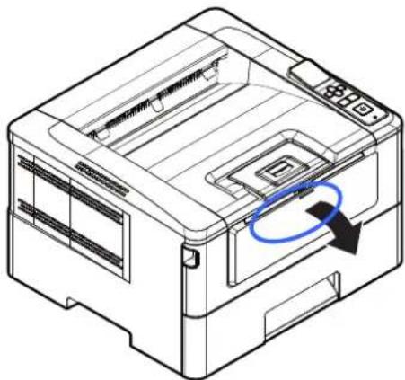 AVISION AP43 Plus - Chargement du bac manuel - 1