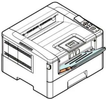 AVISION AP43 Plus - Chargement du bac manuel - 5