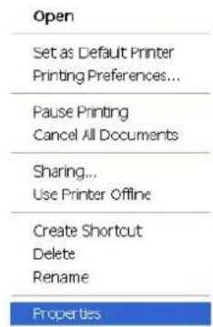 AVISION AP43 Plus - Affichage de la boîte de dialogue Propriétés du pilote de l'imprimante (Windows) - 1