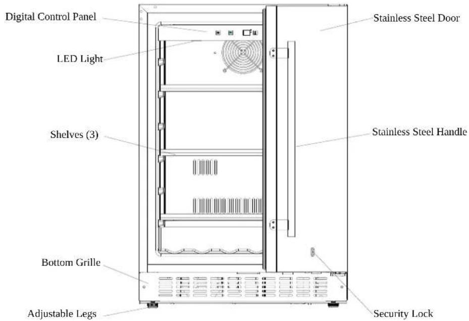 Summit ALFZ53 - MODELS FF64B / FF64BSS - FROST-FREE REFRIGERATORS - 1
