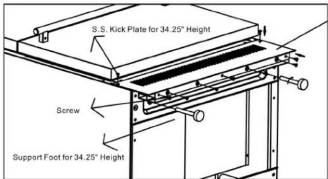 Summit ADRD15 - Stainless Steel Kick Plate Installation Instructions - 3