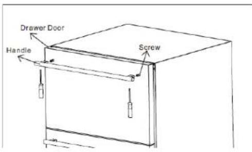 Summit ADRD15 - Installing the Stainless Steel Handles - 1
