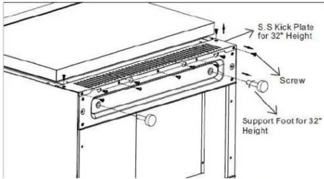 Summit ADRD15 - Stainless Steel Kick Plate Installation Instructions - 1