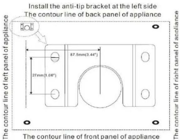 Summit ADFD2D24 - Anti-Tip Bracket Installation - 1