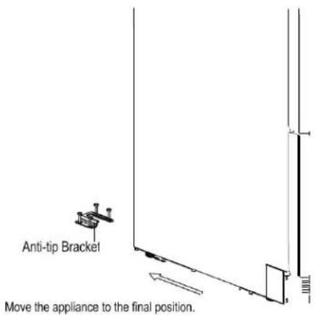 Summit ADFD2D24 - Anti-Tip Bracket Installation - 2
