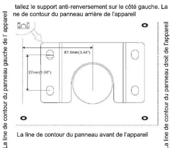 Summit ADFD2D24 - Installation du Support Anti-Basculement - 1