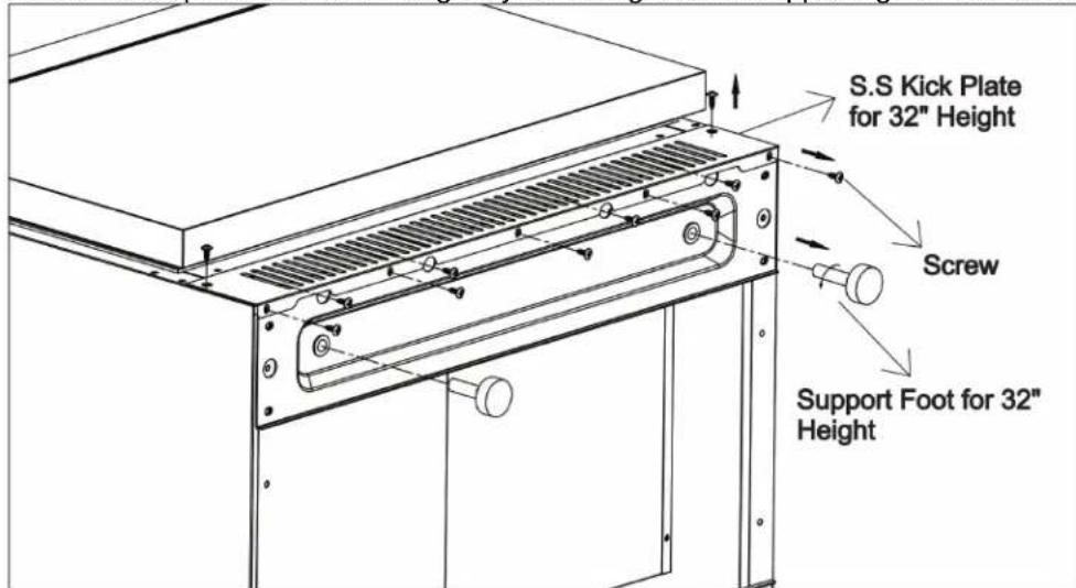 Summit ADFD2D24 - Stainless Steel Kick Plate Installation Instructions - 1
