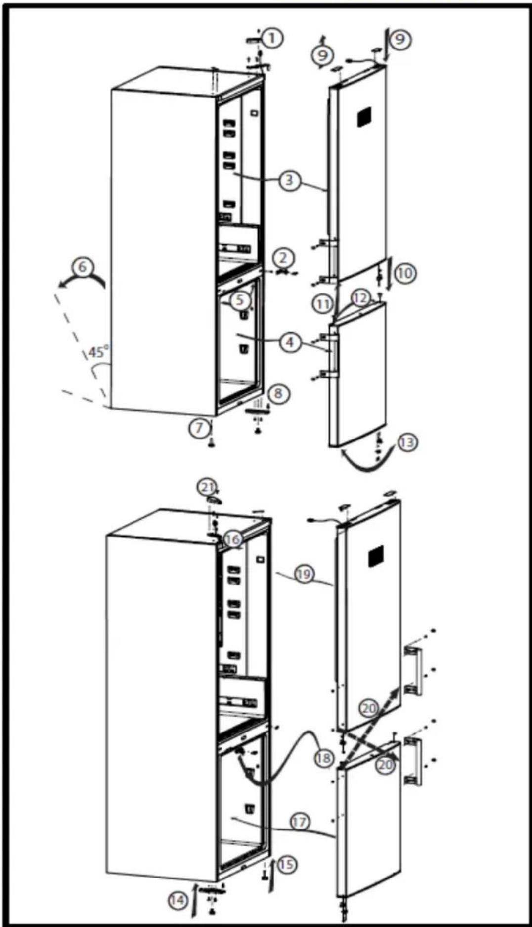 Summit FFBF284SSIM - Inversión de la puerta (Característica opcional) - 1